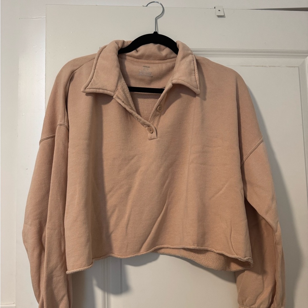 Cropped Aerie Pullover